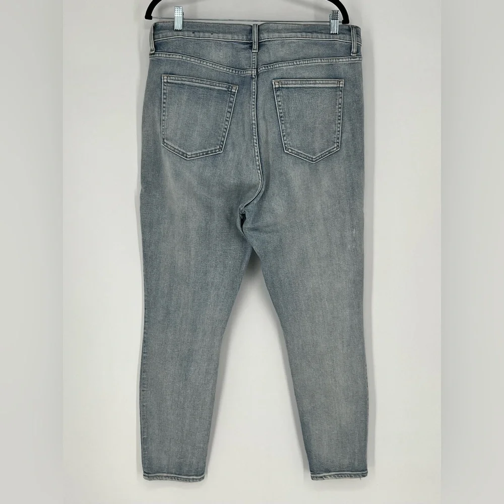 GAP 1969‎ distressed light-wash skinny ripped jeans